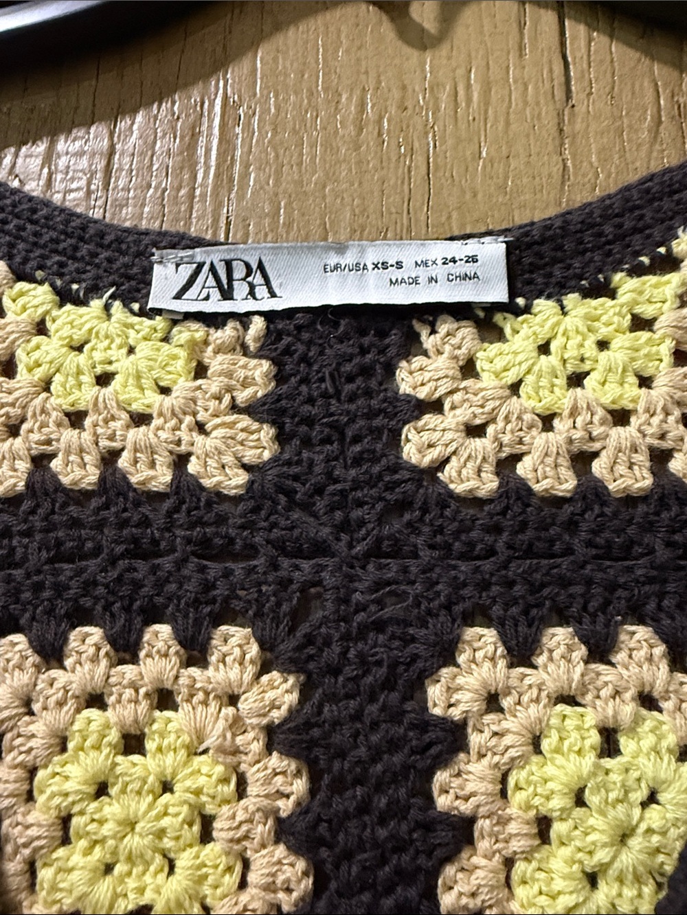 Zara Crochet Knit Dress - Picture 3 of 4